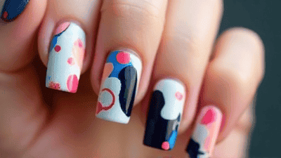 Abstract Artistry: Creative and Artsy Nail Designs